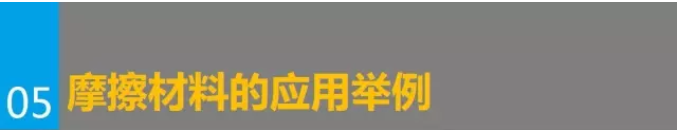 一張圖看懂摩擦材料